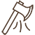 pictogramme hache